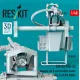 Reskit RSU48-0512 1/48 ​​CH-53 MH-53 weapon set / ammo belts feeder GAU-21/A FN M3M 3 pcs 3D Printed