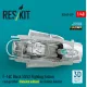 Reskit RSU48-0559 1/48 ​​F-16C Block 50/52 Fighting Falcon cockpit USAF Detailed edition for Kinetic Gold kit 3D Printed