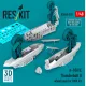 Reskit RSU48-0570 1/48 ​​A-10A/C Thunderbolt II wheel bays for GWH kit 3D Printed