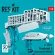 Reskit RSU48-0570 1/48 ​​A-10A/C Thunderbolt II wheel bays for GWH kit 3D Printed