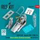 Reskit RSU48-0580 1/48 ​​SEPECAT Jaguar GR1/GR1A cockpit Basic edition 3D decals included for Airfix kit 3D Printed