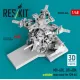 Reskit RSU48-0646 1/48 MH-60L UH-60A unfolded main rotor for ICM kit 3D Printed