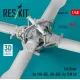 Reskit Rsu48-0647 1/48 Tail Rotor For Mh-60l Uh-60a For Icm Kit 3d Printed