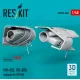 Reskit Rsu48-0648 1/48 Mh-60l Uh-60a Exhaust For Icm Kit 3d Printed