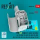 Reskit Rsu48-0649 1/48 T700 Left Engine Open Nacelles For Sh-60b Sh-60f Hh-60h Mh-60r Mh-60s Mh-60l Uh-60a Hh-60 For Icm Kit 3d Printed
