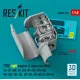Reskit Rsu48-0650 1/48 T700 Right Engine Open Nacelles For Sh-60b Sh-60f Hh-60h Mh-60r Mh-60s Mh-60l Uh-60a Hh-60 For Icm Kit 3d Printed