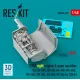 Reskit Rsu48-0650 1/48 T700 Right Engine Open Nacelles For Sh-60b Sh-60f Hh-60h Mh-60r Mh-60s Mh-60l Uh-60a Hh-60 For Icm Kit 3d Printed