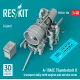 Reskit Rsf48-0186 1/48 A-10a/C Thunderbolt Ii Transport Dolly With Engine And Service Crew 4 Pcs 3d Printed