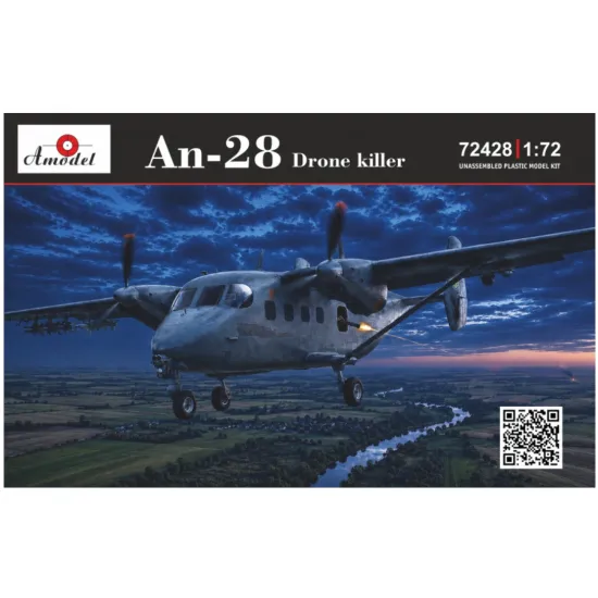 Amodel 72428 1/72 An-28 Drone Killtr 3d Plastic Model Kit