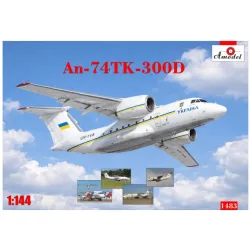 Amodel 1483 1/144 Antonov An-74tk-300d Cargo And Passenger Aircraft