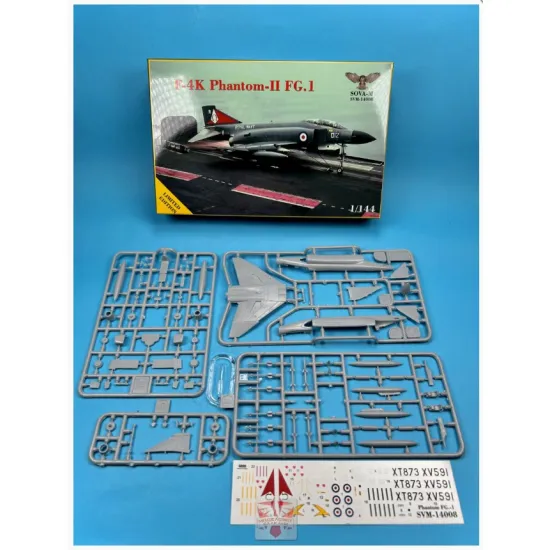 Sova Model 14008 1/144 F-4k Phantom Ii Fg1 Royal Navy Plastic Model Kit