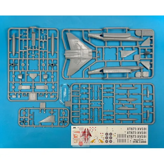 Sova Model 14008 1/144 F-4k Phantom Ii Fg1 Royal Navy Plastic Model Kit