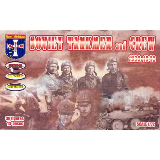 Soviet tankmen and crew, 1939-1942 1/72 Orion 72046