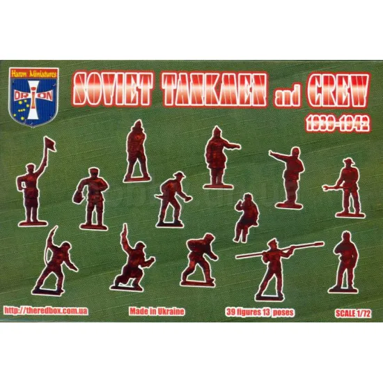 Soviet tankmen and crew, 1939-1942 1/72 Orion 72046