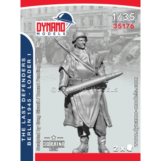 Dynamo Models 35176 1/35 The Last Defenders Berlin 1945 Loader 3d Printed Kit