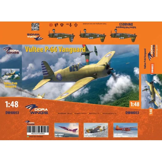 Dora Wings 48053 1/48 Vultee P-66 Vanguard Plastic Model Kit