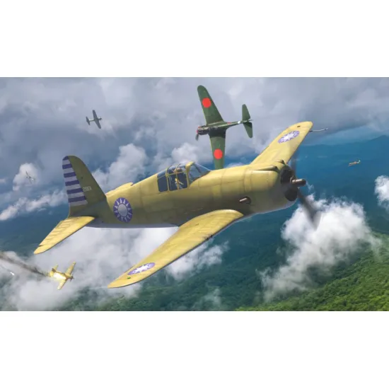 Dora Wings 48053 1/48 Vultee P-66 Vanguard Plastic Model Kit