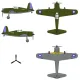Dora Wings 48053 1/48 Vultee P-66 Vanguard Plastic Model Kit