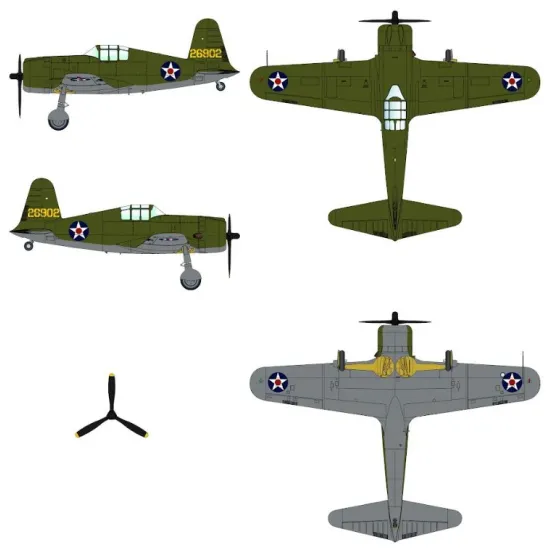 Dora Wings 48053 1/48 Vultee P-66 Vanguard Plastic Model Kit