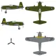 Dora Wings 48053 1/48 Vultee P-66 Vanguard Plastic Model Kit