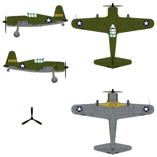 Dora Wings 48053 1/48 Vultee P-66 Vanguard Plastic Model Kit