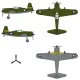 Dora Wings 48053 1/48 Vultee P-66 Vanguard Plastic Model Kit