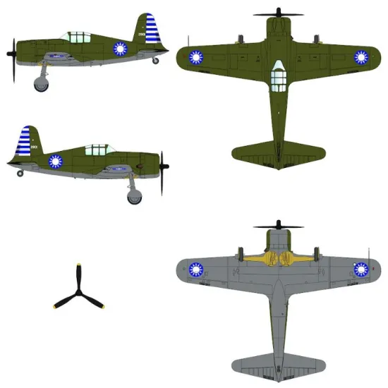 Dora Wings 48053 1/48 Vultee P-66 Vanguard Plastic Model Kit