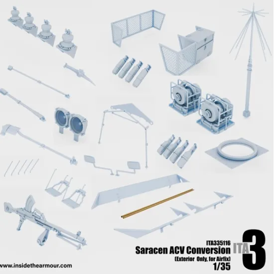 Inside The Armor Ita335116 1/35 Saracen Acv Conversion
