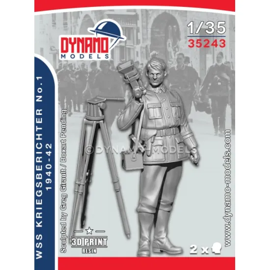 Dynamo Models 35243 1/35 German Wss Kriegsberichter 3d Printed Resin Kit