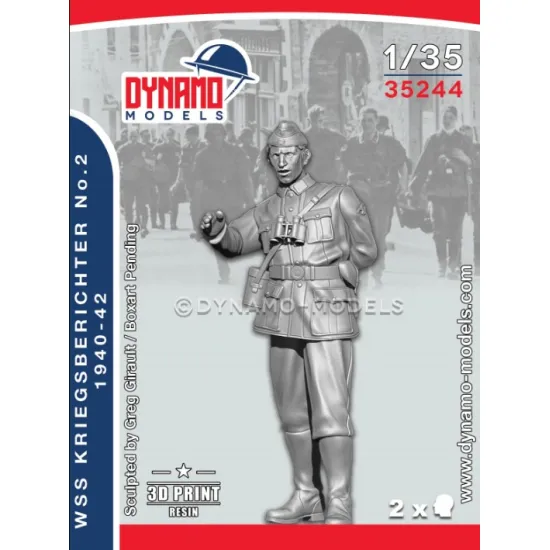 Dynamo Models 35244 1/35 German Wss Kriegsberichter 3d Printed Resin Kit