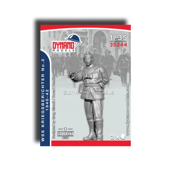 Dynamo Models 35244 1/35 German Wss Kriegsberichter 3d Printed Resin Kit