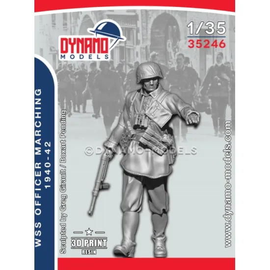 Dynamo Models 35246 1/35 German Wss Officer Marching 1940-42 3d Printed Kit