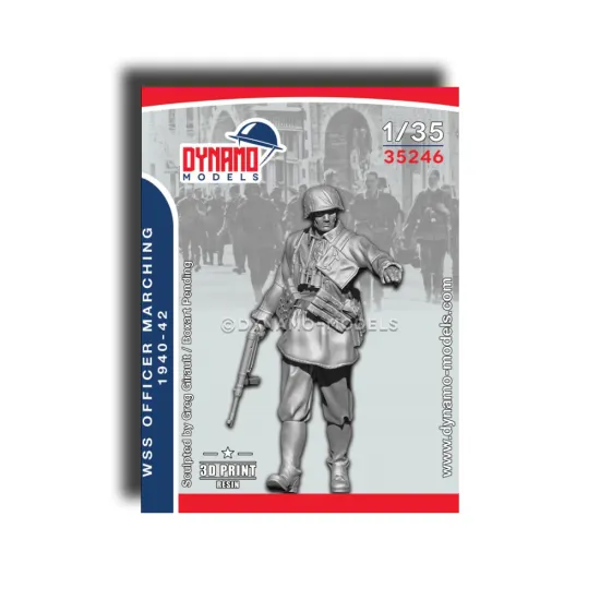Dynamo Models 35246 1/35 German Wss Officer Marching 1940-42 3d Printed Kit