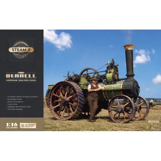 Scalex Sx-16001 1/16 1901 Burrell Compound Traction Engine