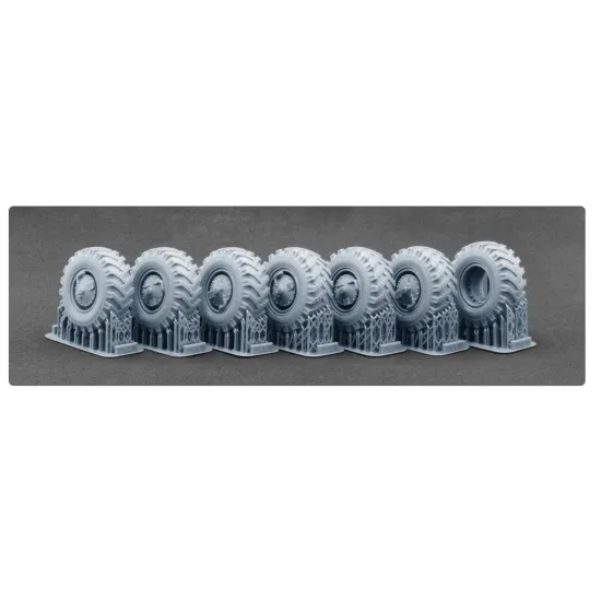 ScaleX WM-35049W 1/35 9K33 Osa SA-8 Gecko І-247B Weighted Wheel Set for Trumpeter