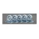 Scalex Ww-35014 1/35 Schwimmwagen Gelande V1 5/25-16 Ordinary Wheel Set For Italeri Tamiya Afv Club