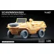 Scalex Ww-35015 1/35 Schwimmwagen Gelande V2 200-16 Ordinary Wheel Set For Italeri Tamiya Afv Club