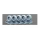 Scalex Ww-35015w 1/35 Schwimmwagen Gelande V2 200-16 Ordinary Wheel Set For Italeri Afv Club