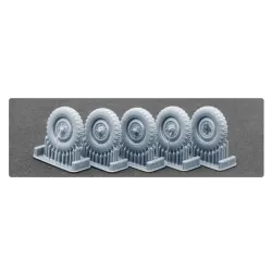 Scalex Ww-35016w 1/35 Schwimmwagen Englebert Ordinary Wheel Set For Italeri Tamiya Afv Club