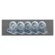 Scalex Ww-35016w 1/35 Schwimmwagen Englebert Ordinary Wheel Set For Italeri Tamiya Afv Club