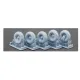 Scalex Ww-35017w 1/35 Schwimmwagen Deka Weighted Wheel Set For Italeri Tamiya Afv Club