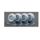 Scalex Ww-35018c 1/35 M1/M114 Early Ww2 Ordinary And Weighted Wheel Set For Bronco Italeri