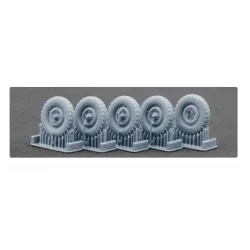 Scalex Ww-35021w 1/35 Kubelwagen Type 82 Englebert Weighted Wheel Set For Meng Tamiya