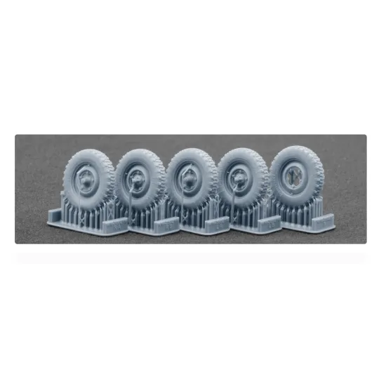 Scalex Ww-35021w 1/35 Kubelwagen Type 82 Englebert Weighted Wheel Set For Meng Tamiya