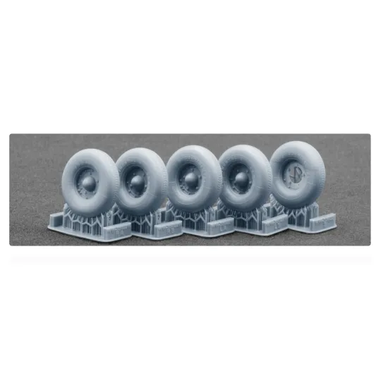 Scalex Ww-35022w 1/35 Kubelwagen Type 82 Balon 1 Weighted Wheel Set For Meng Tamiya