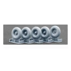 Scalex Ww-35023w 1/35 Kubelwagen Type 82 Balon 2 Weighted Wheel Set For Meng Tamiya