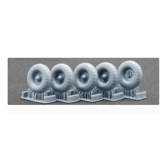 Scalex Ww-35023w 1/35 Kubelwagen Type 82 Balon 2 Weighted Wheel Set For Meng Tamiya