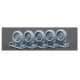 Scalex Ww-35026w 1/35 Kfz 1 Type-170 Vk Gelandereifen Weighted Wheel Set For Miniart