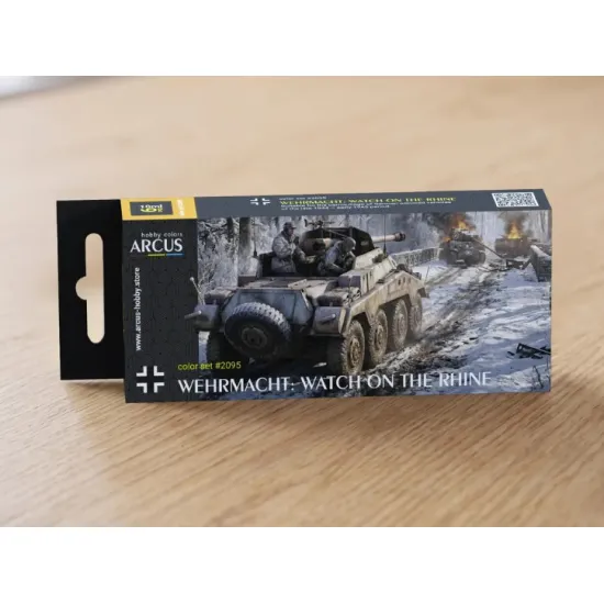Arcus A2095 Acrylic Paints Set Wehrmacht Watch On The Rhine 6colors In Set 10ml