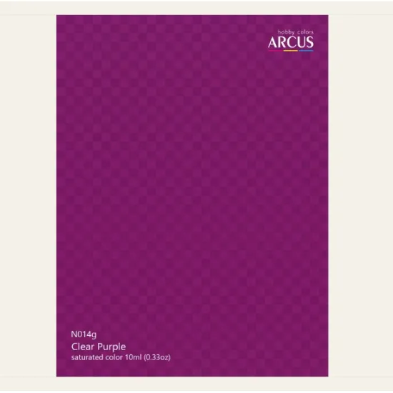 Arcus N014 Nitro Paints Clear Purple Clear Varnish 10ml